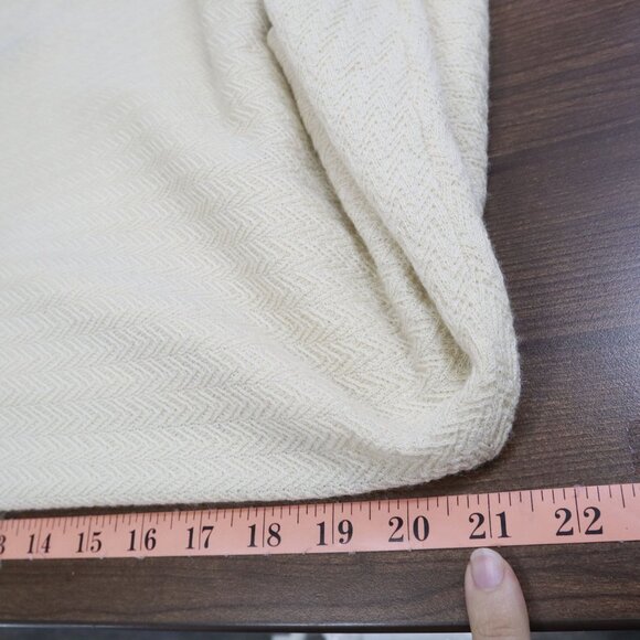 Nells Nelson Cashmere Sweater Women 44/8 Cream Classic Luxurious Elevated Basic - Picture 12 of 16